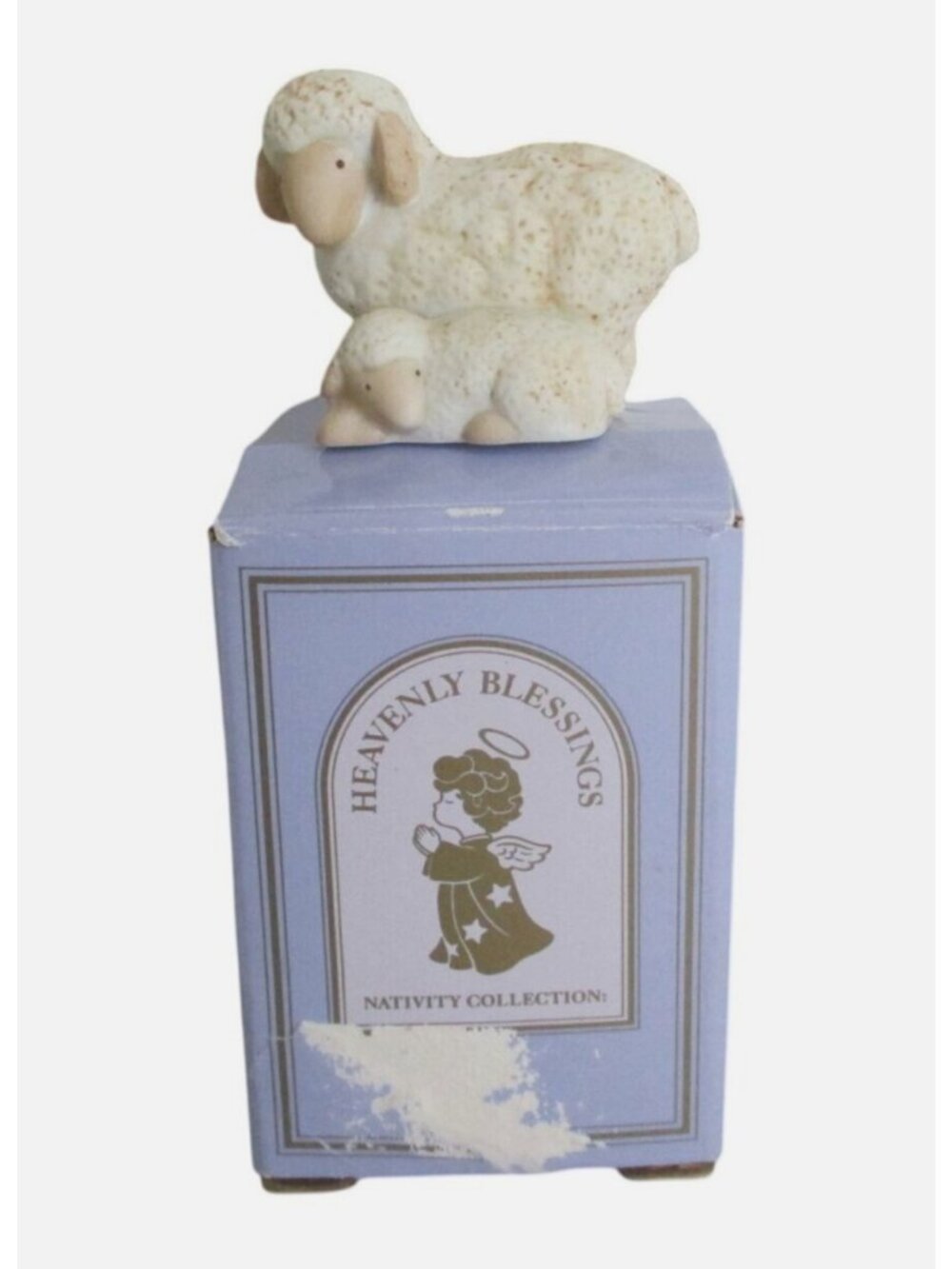 Heavenly Blessings Sheep Figurine 1986 Avon Nativity Collection